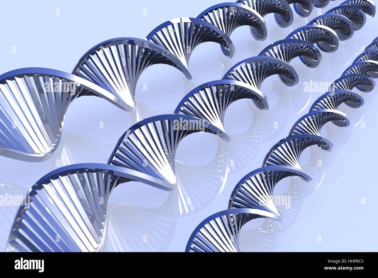 3D rendered double Helix / DNA Stock Photo - Alamy