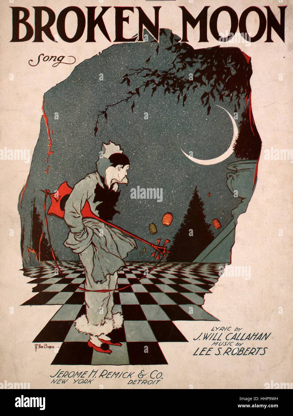 Sheet music cover image of the song Broken Moon Song Sheet music cover image of the song Broken Moon Song