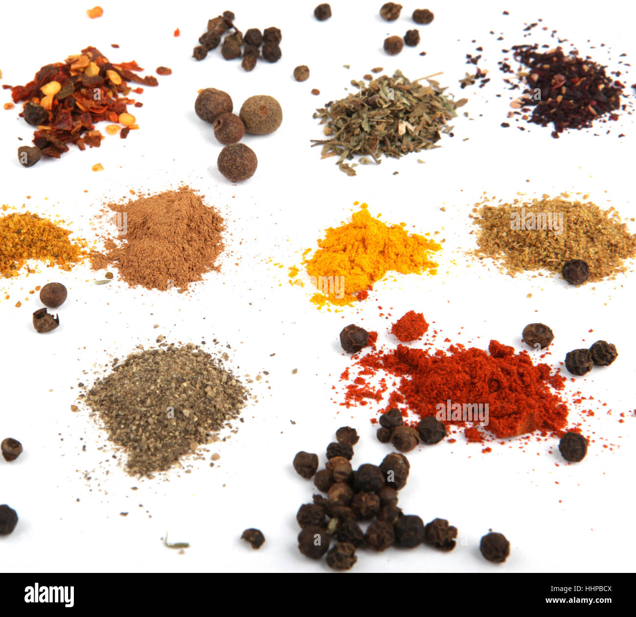 salt, pepper, colour, spices, wooden, color, nutmeg, red, spoon, food