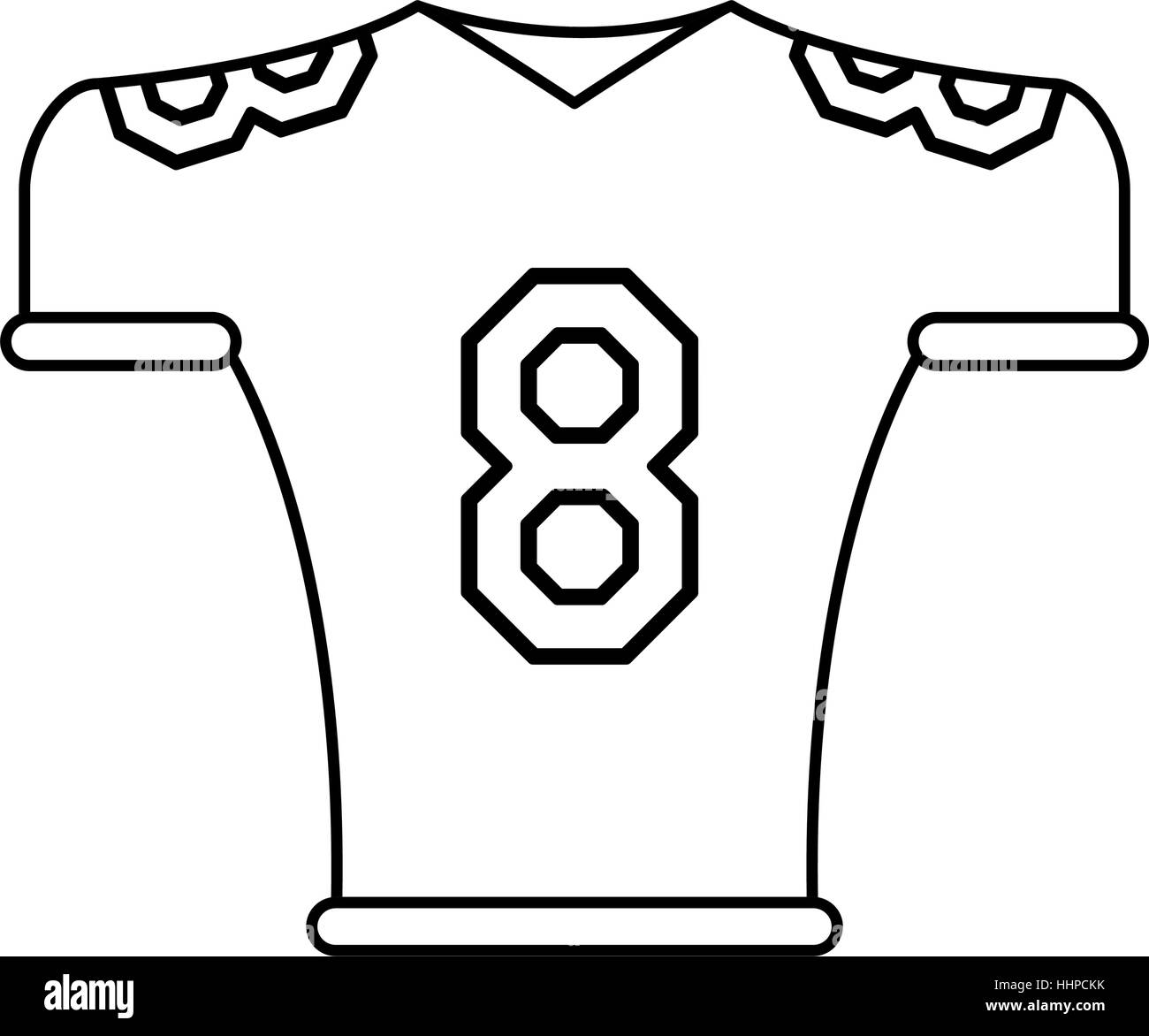 11,657 Football Jersey Black White Images, Stock Photos, 3D
