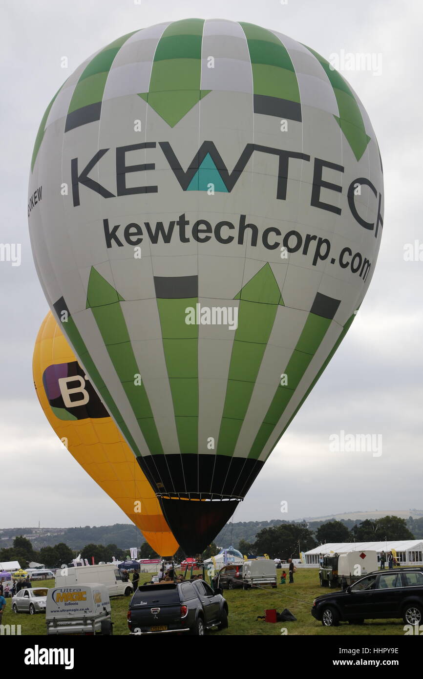 Bristol Balloon Fiesta 2016 in the vibrant & expanding city of Bristol, England Stock Photo