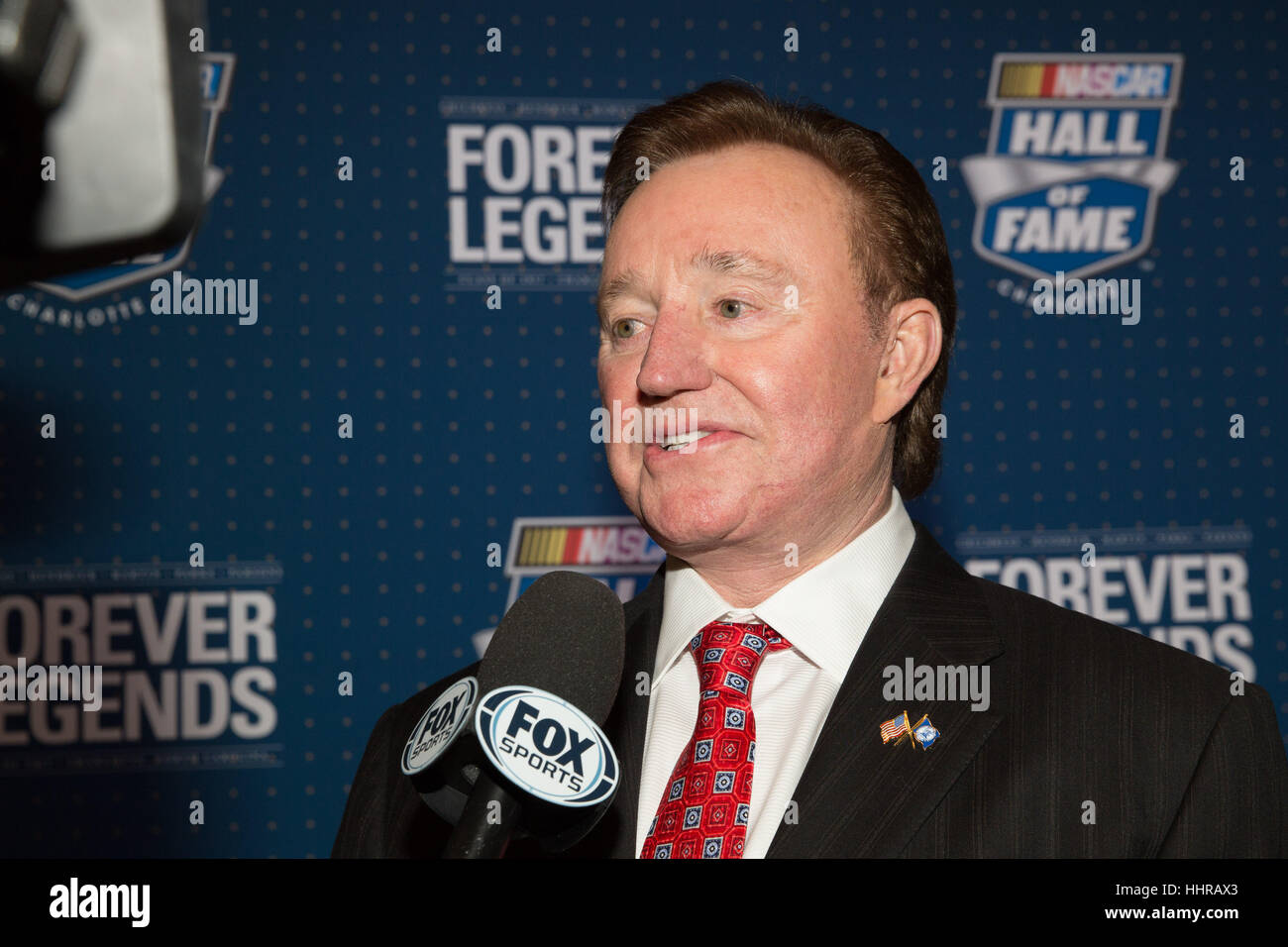 Charlotte, USA. 20th Jan, 2017. Richard Childress on the red carpet at the NASCAR Hall of Fame Induction Ceremony, in Charlotte, North Carolina Richard Childress, Rick Hendrick, Mark Martin, Raymond Parks, and Benny Parsons were inducted into the Hall of Fame. Credit: Jason Walle/ZUMA Wire/Alamy Live News Stock Photo