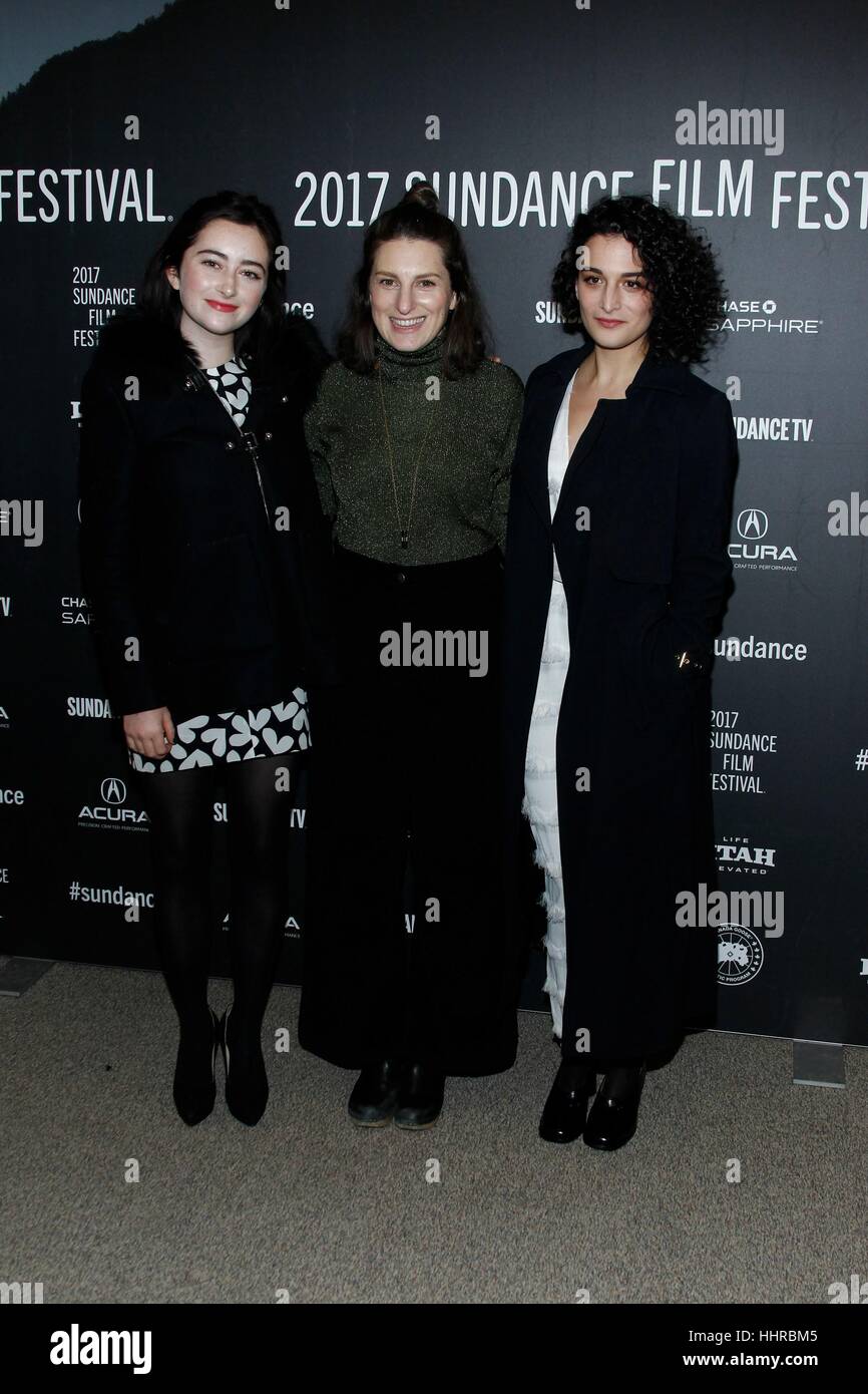 Park City, USA. 20th Jan, 2017. Abby Quinn, Gillian Robespierre, Jenny