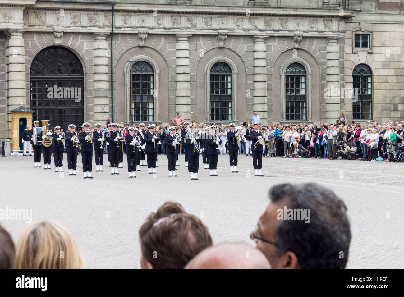 Change of Guards Parade Stockholm Sweden Stock Photo