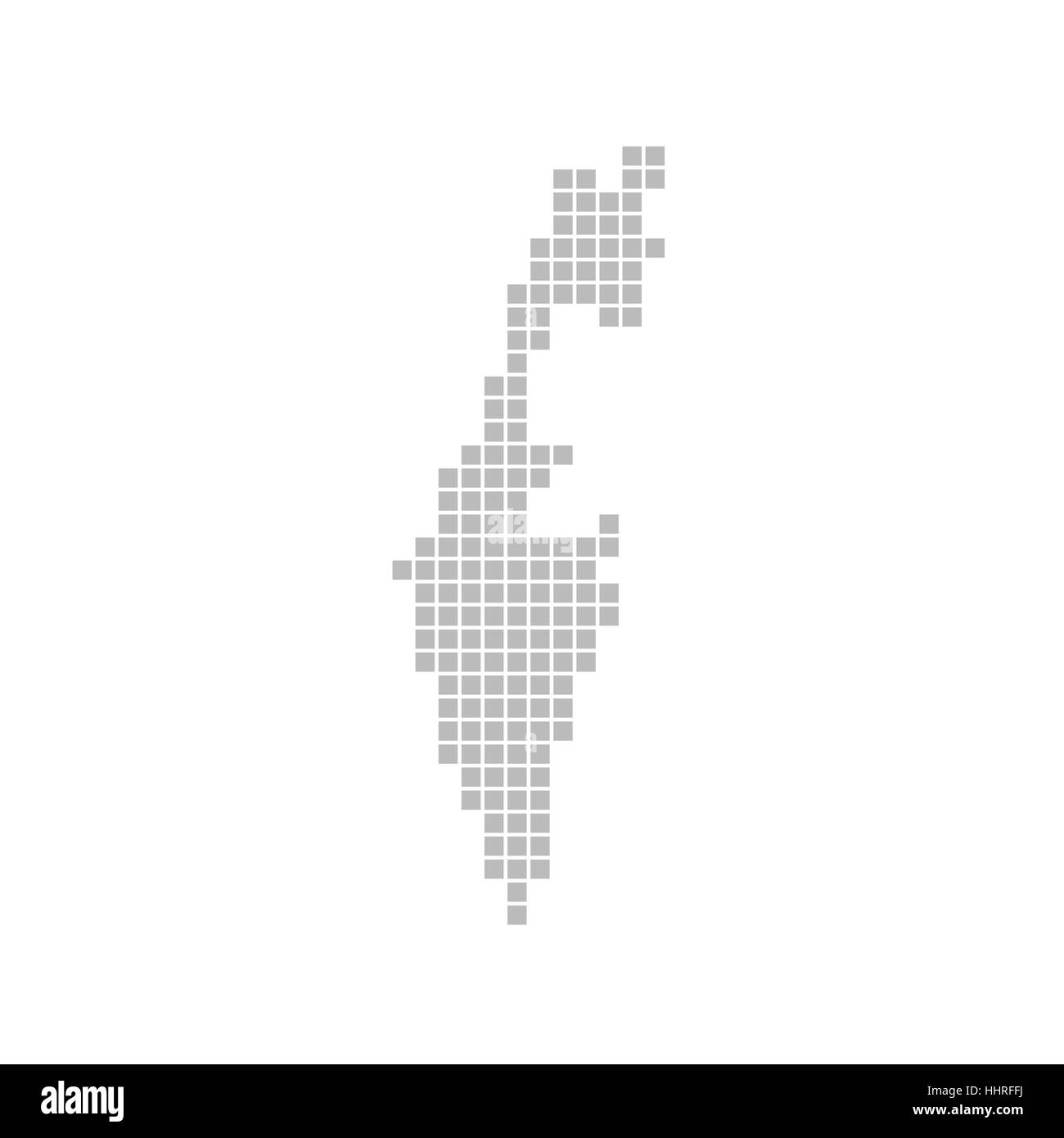 Map of the holy land Black and White Stock Photos & Images - Alamy