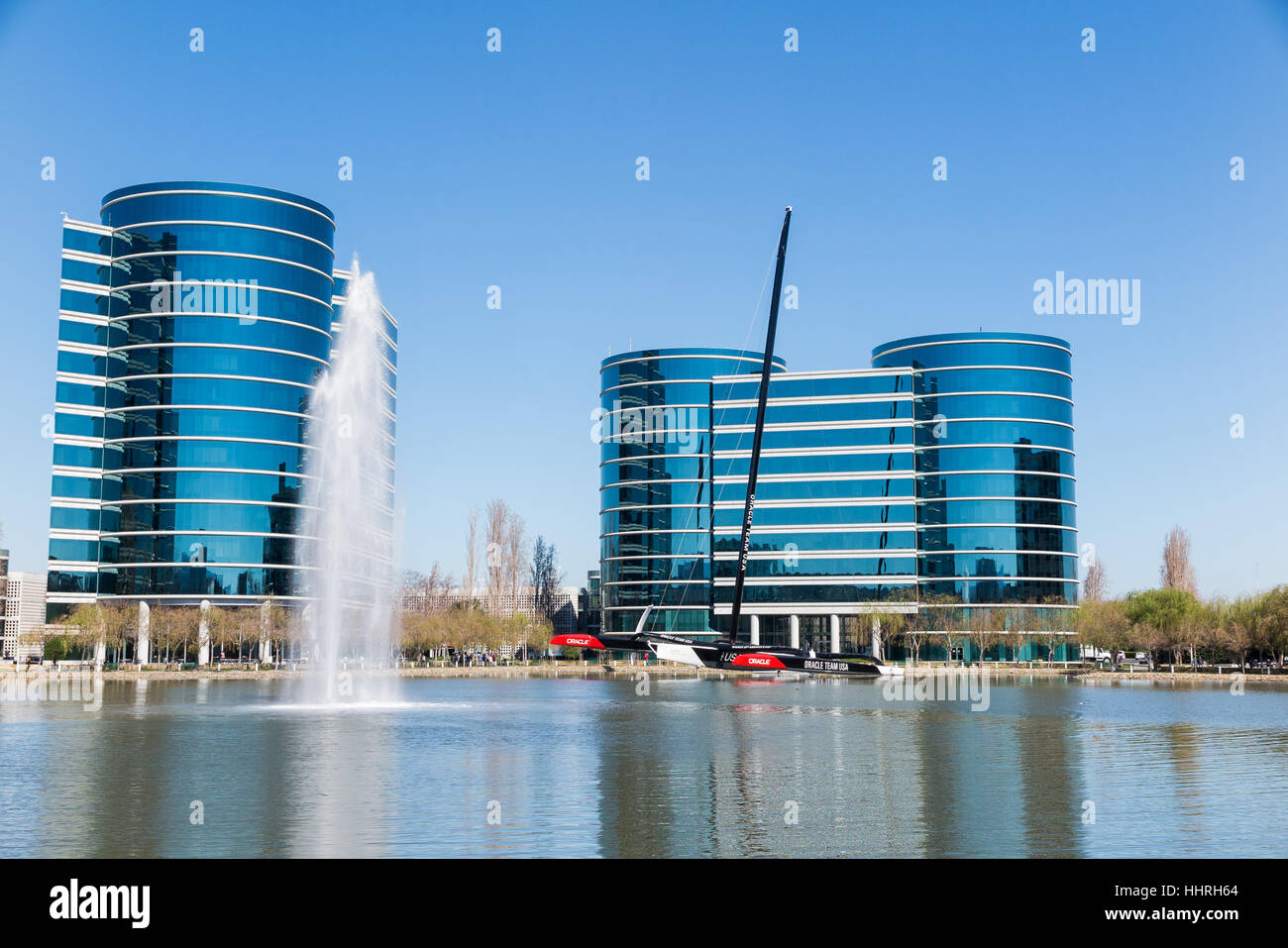 Oracle Corporation headquarters / buildings with a Oracle Team USA