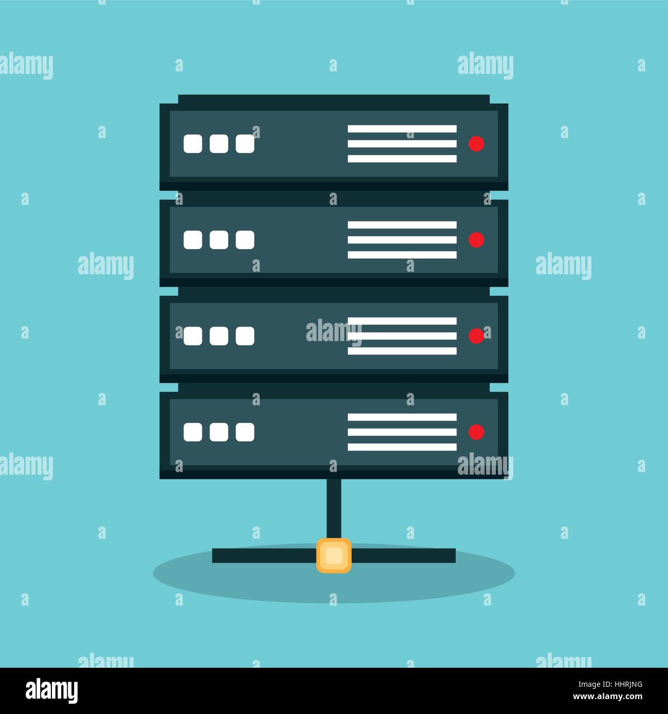 server data center icon vector illustration design Stock Vector Image ...
