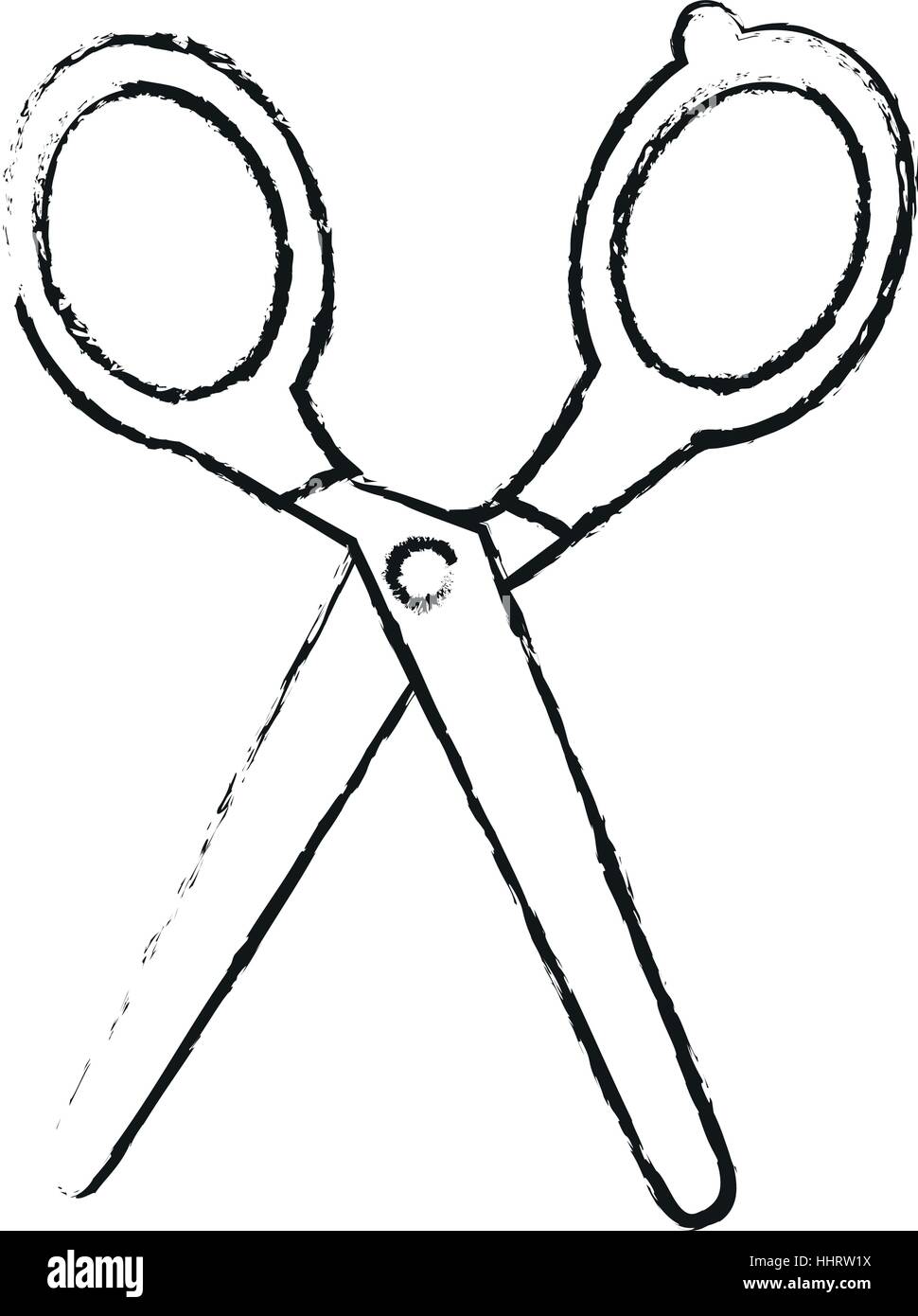 Hair Scissors Coloring Page