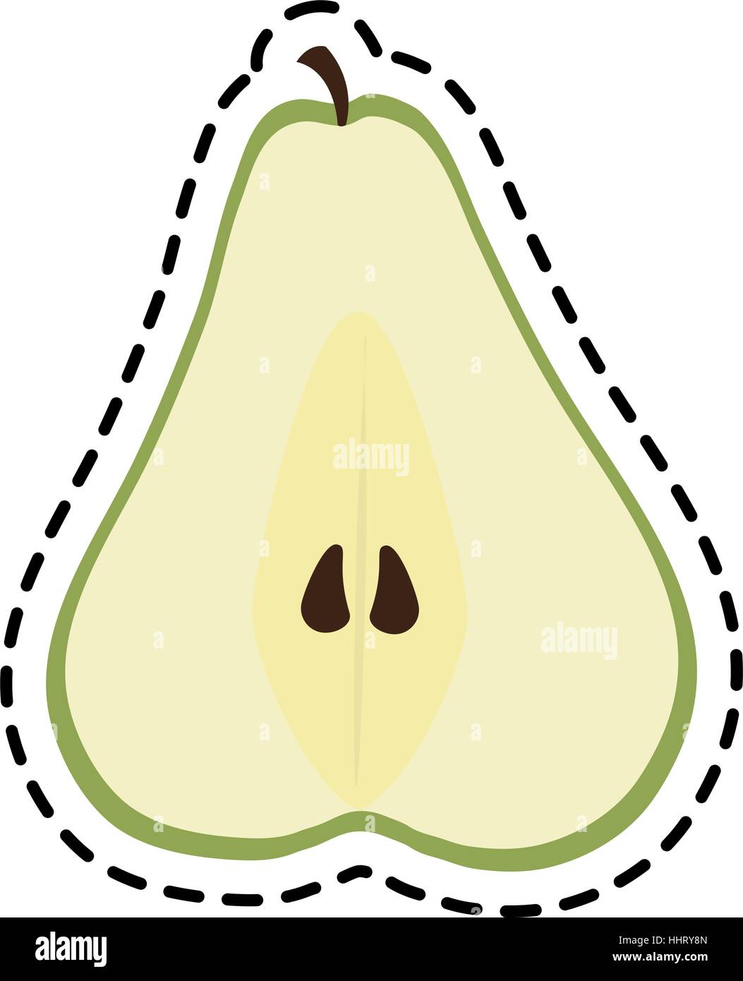 pear fruit icon Stock Vector Image & Art - Alamy