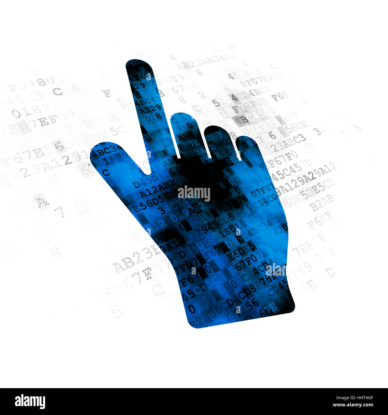 Web design concept: Mouse Cursor on Digital background Stock Photo - Alamy