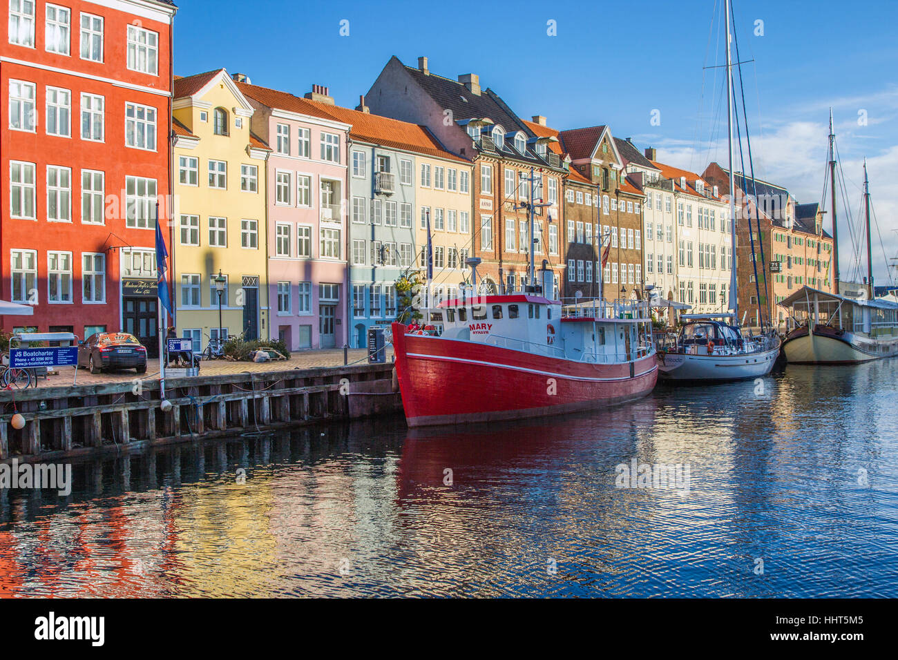 Picture of Nyhavn Harbor Copenhagen Stock Photo - Alamy