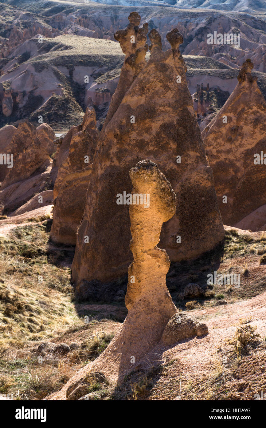 turkey, anatolia, rock formations, cappadocia, rock, turkey, anatolia, rock Stock Photo