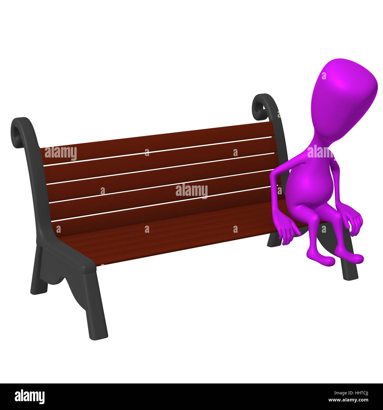 View Puppet Sitting Sadly On Park Bench Stock Photos View Puppet