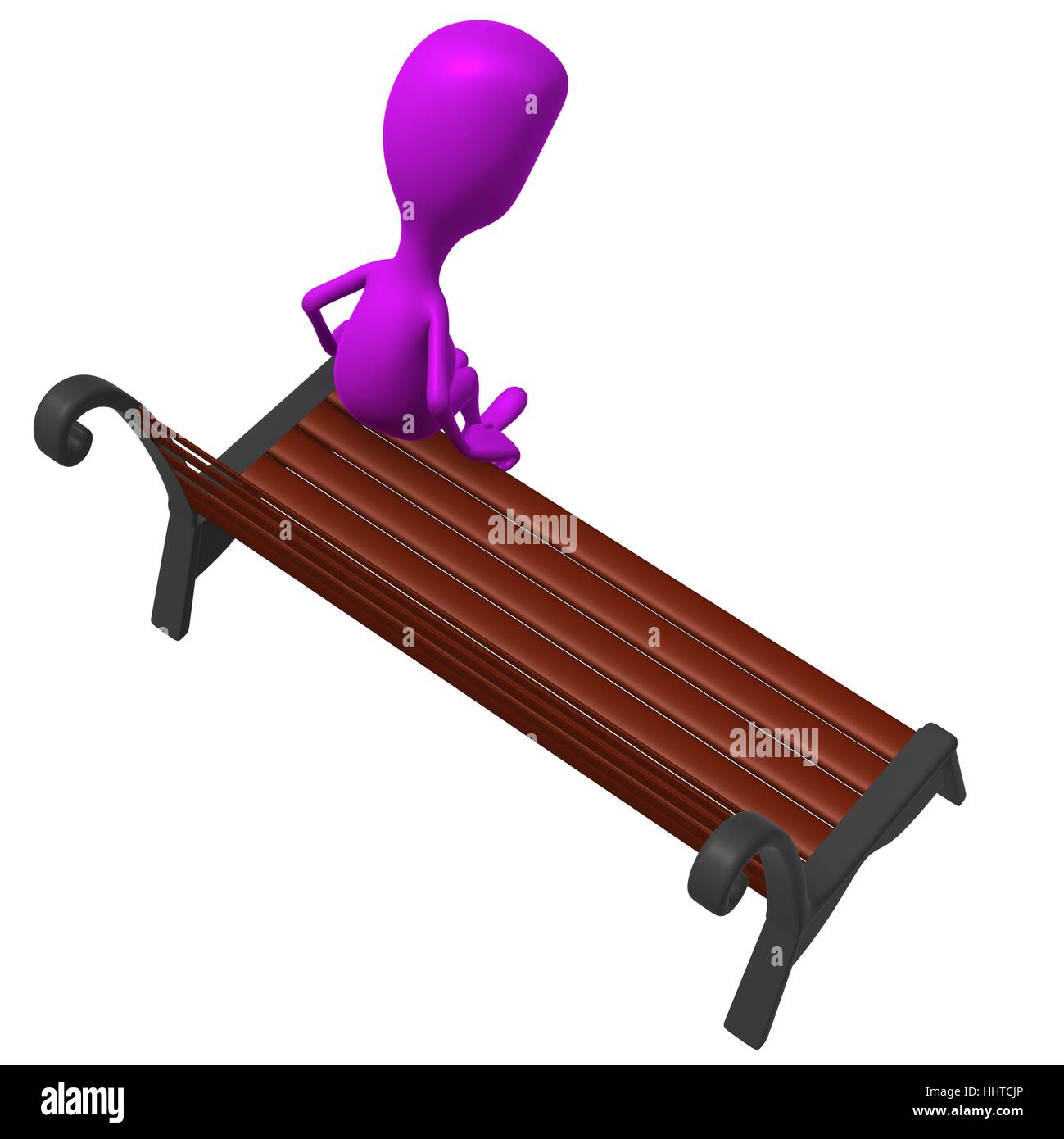 View Puppet Sitting Sadly On Park Bench Stock Photos View Puppet