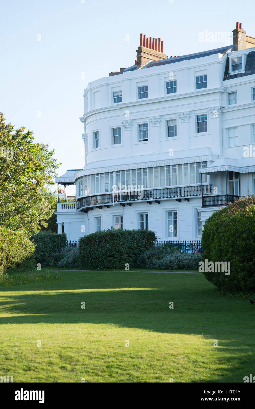 Exclusive regency properties in Lewes Crescent, Brighton Stock Photo