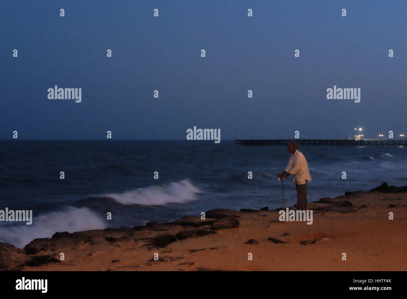 Old Man and the Sea Stock Photo - Alamy