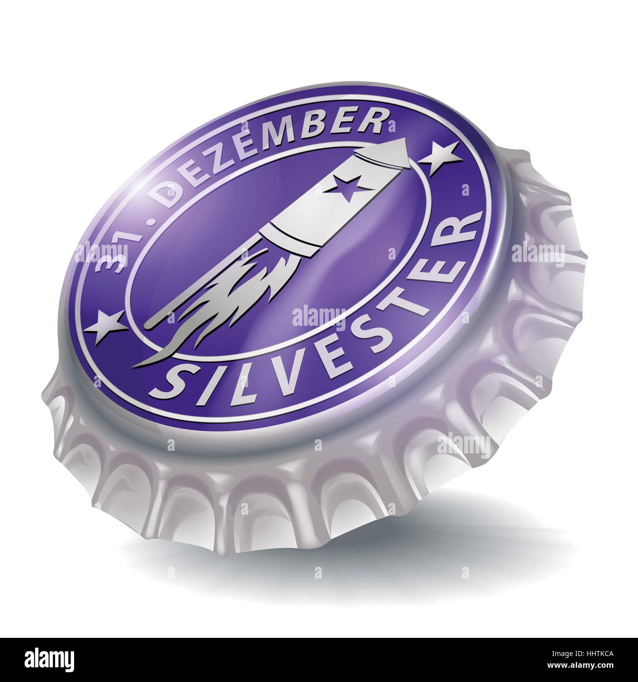 bottle caps new year's fireworks Stock Photo Alamy