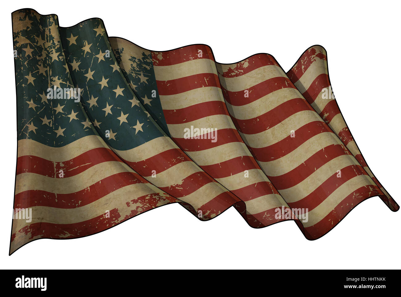 Vintage Thirteen Colonies Vintage American Flag 13 Star Patch- United States of America 1970's