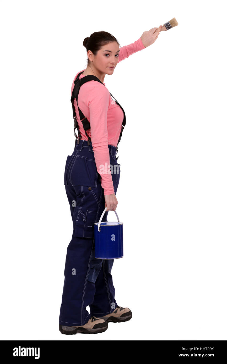 blank, european, caucasian, bucket, brush, bristles, backdrop, background Stock Photo Alamy