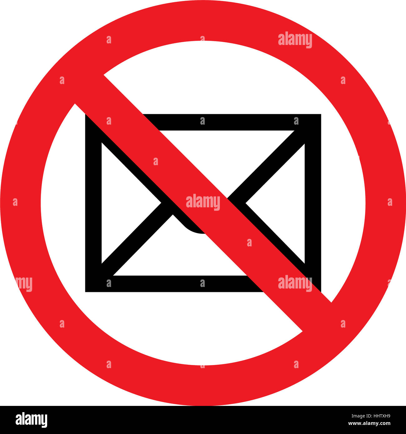 No mail allowed sign Stock Photo Alamy