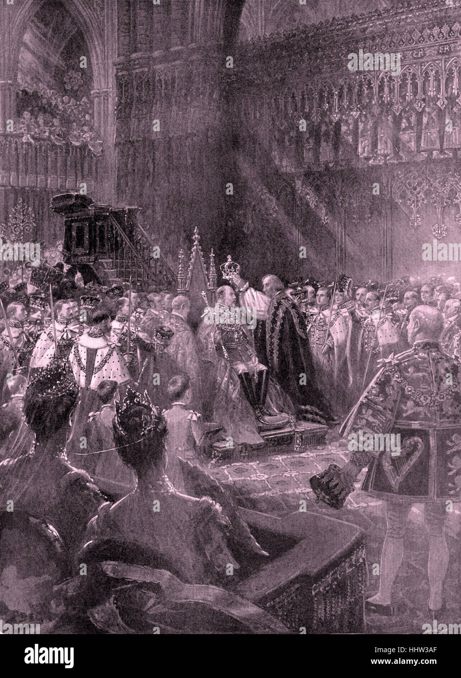 Coronation of King Edward VII, 1902 Stock Photo Alamy