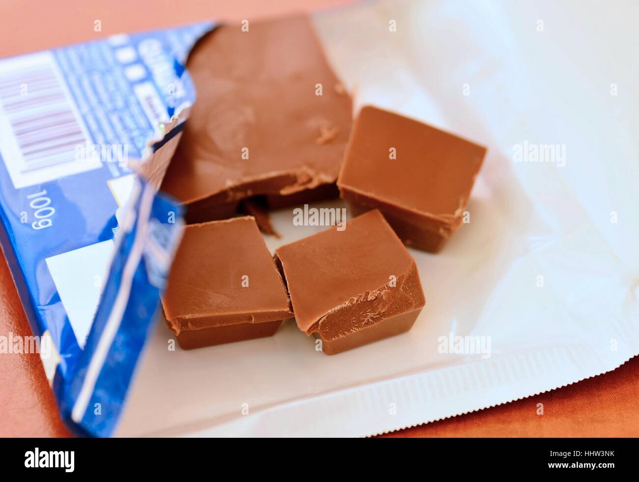 Unwrapped chocolate bar hires stock photography and images Alamy