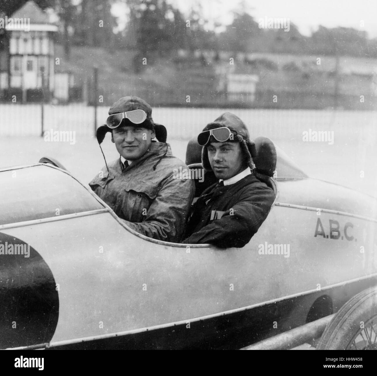 Gordon England in ABC, 200 mile race at Brooklands 22/10/1921. Stock Photo