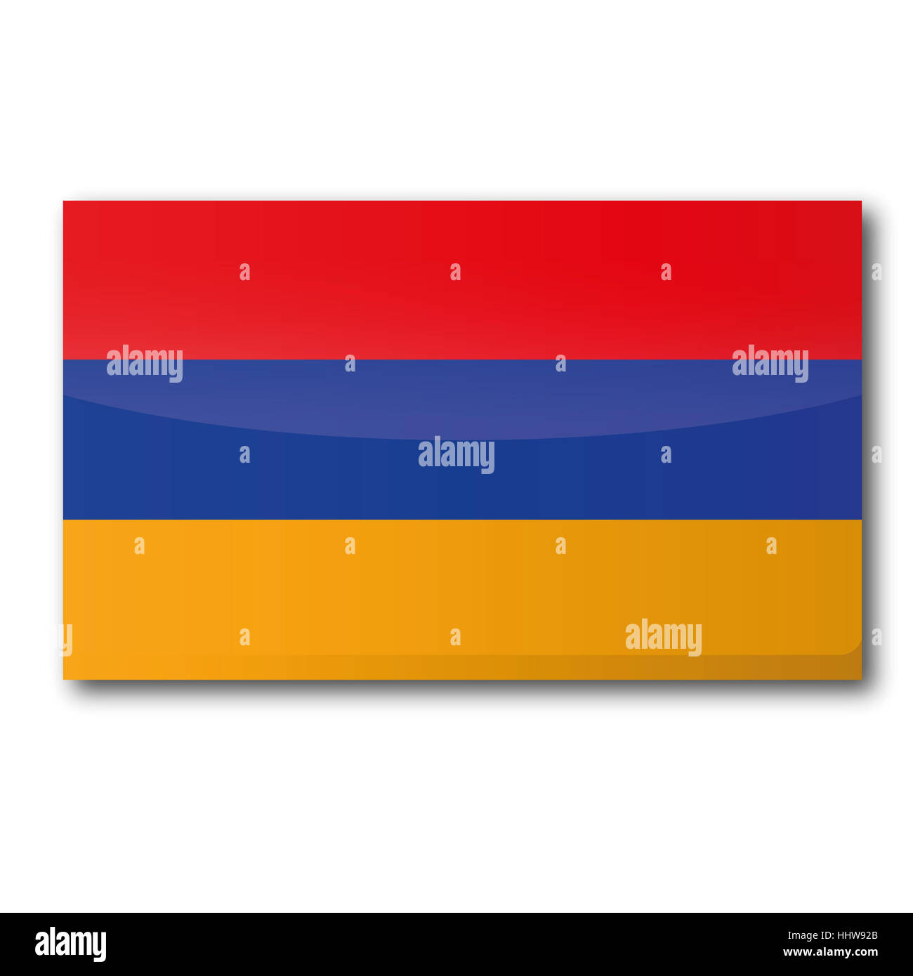 flag of armenia Stock Photo