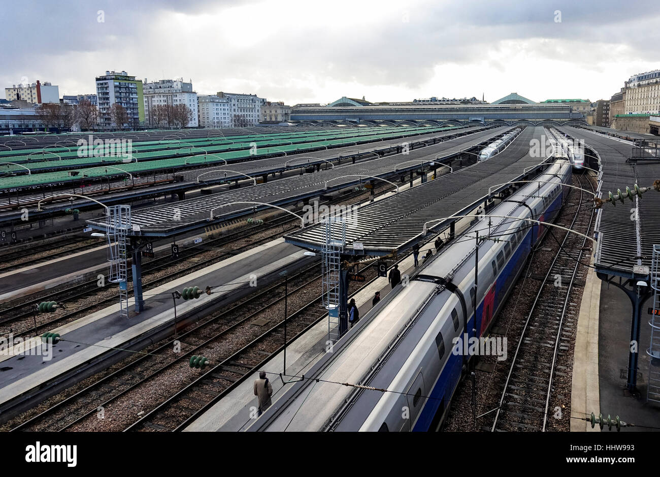 Gare de l'Est Paris Est, East station one of the six large SNCF ...