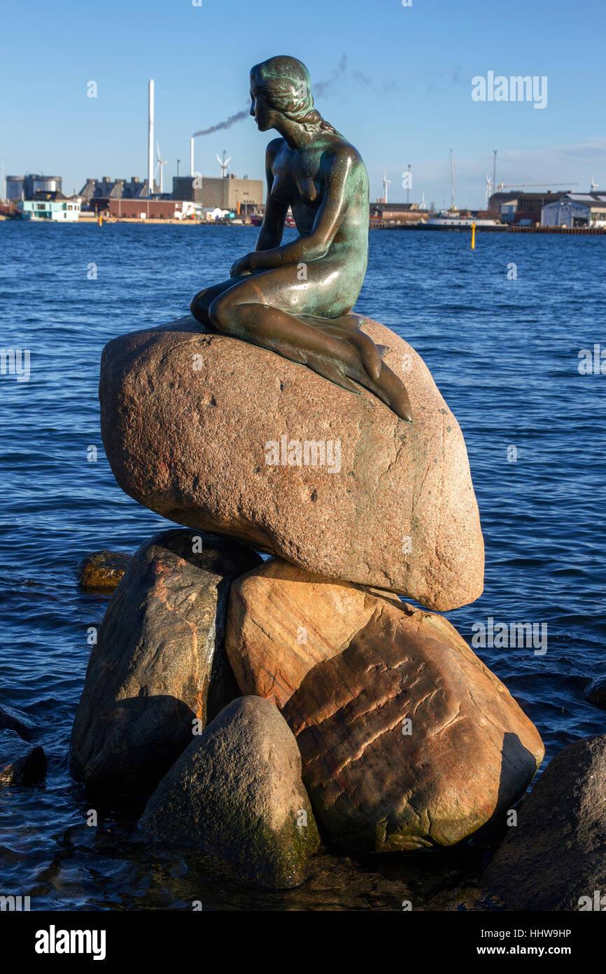 The Little Mermaid Statue In Copenhagen Stock Photo Alamy the-little-mermaid-statue-in-copenhagen-stock-photo-alamy