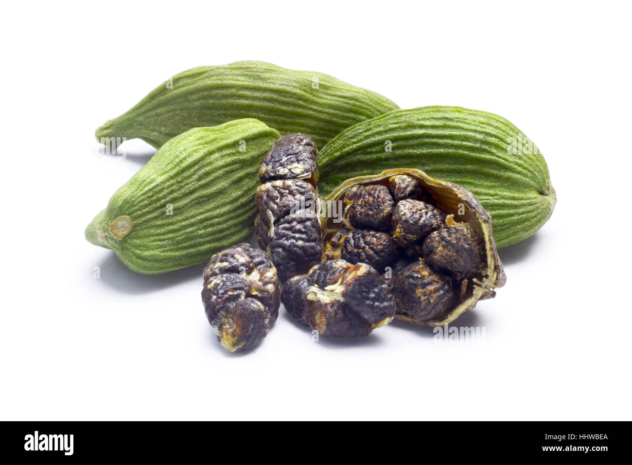 Crushed cardamom pods Cut Out Stock Images & Pictures Alamy