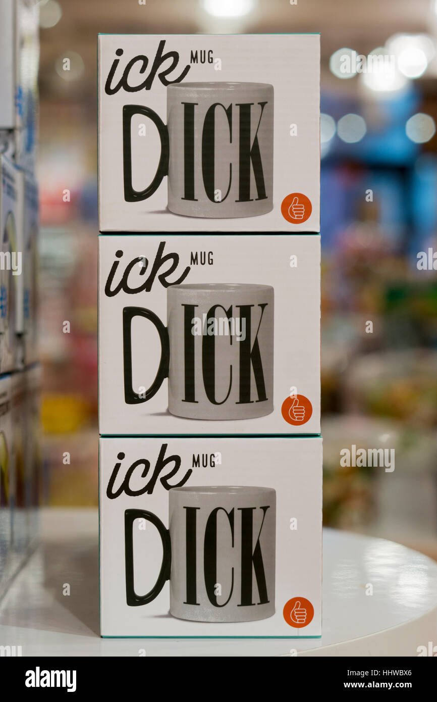 Funny gag gift coffee mugs for sale at It'sugar on Broadway in