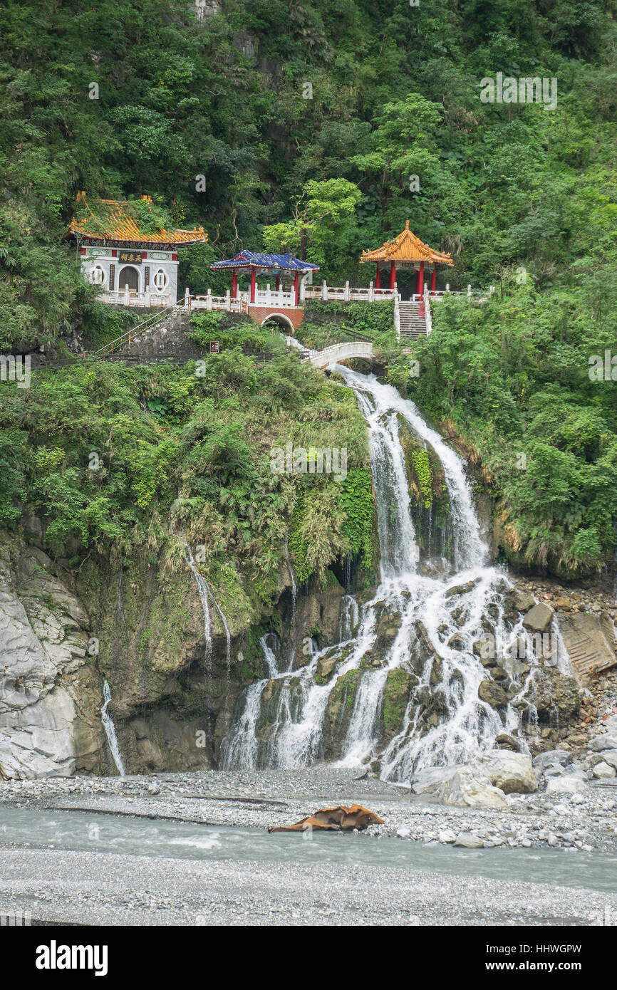 Taiwan, Taroko Eternal Spring shrine Stock Photo Alamy