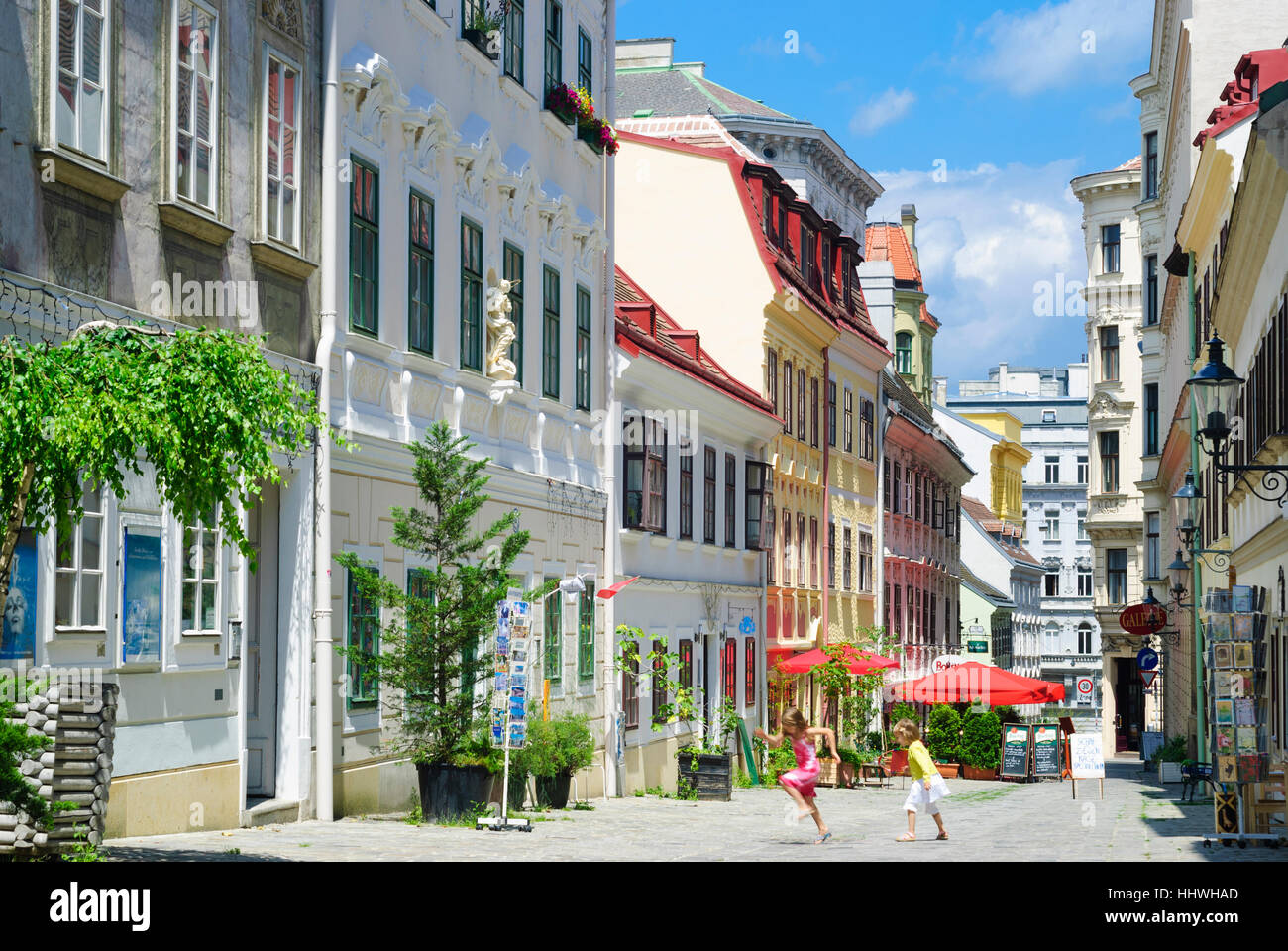 Wien, Vienna: quarter Spittelberg; Spittelberggasse, 07., Wien, Austria Stock Photo