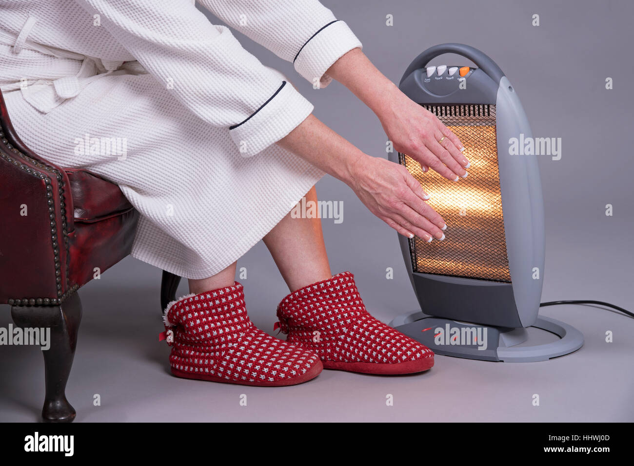 Dressing gown slippers hires stock photography and images Alamy