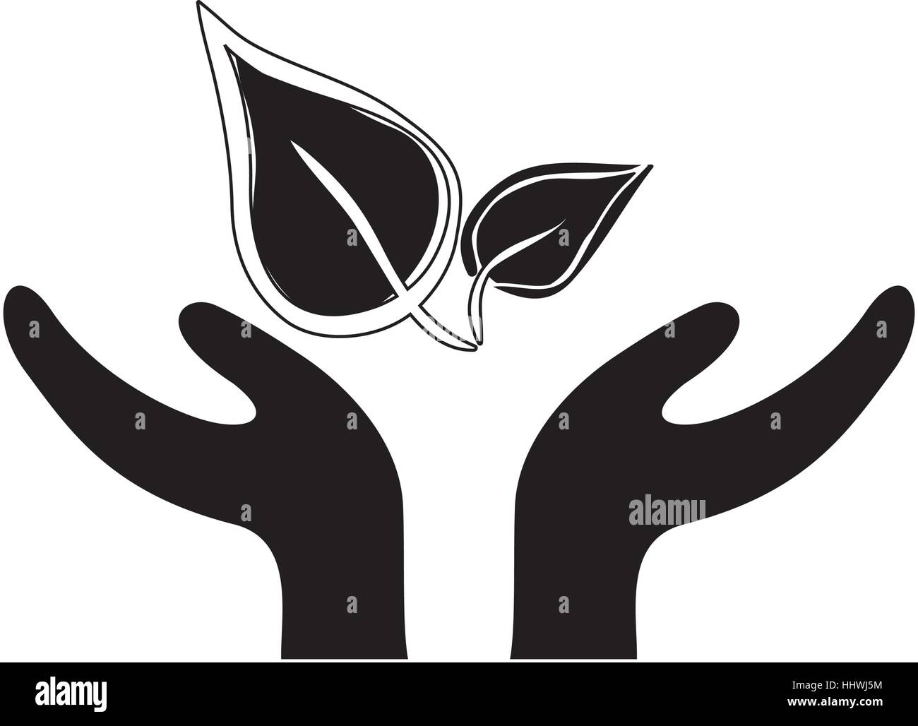 Think green ecology icon vector illustration graphic design Stock ...