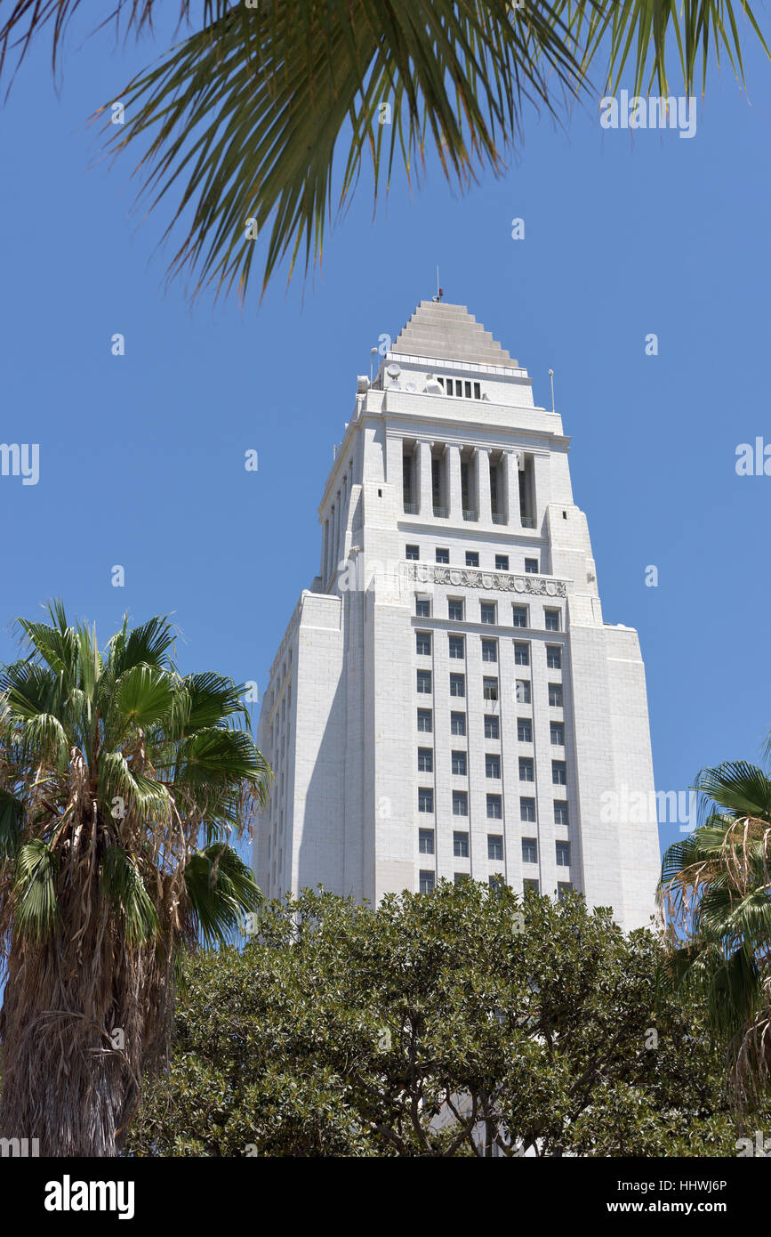 City Hall, Los Angeles, California, USA Stock Photo