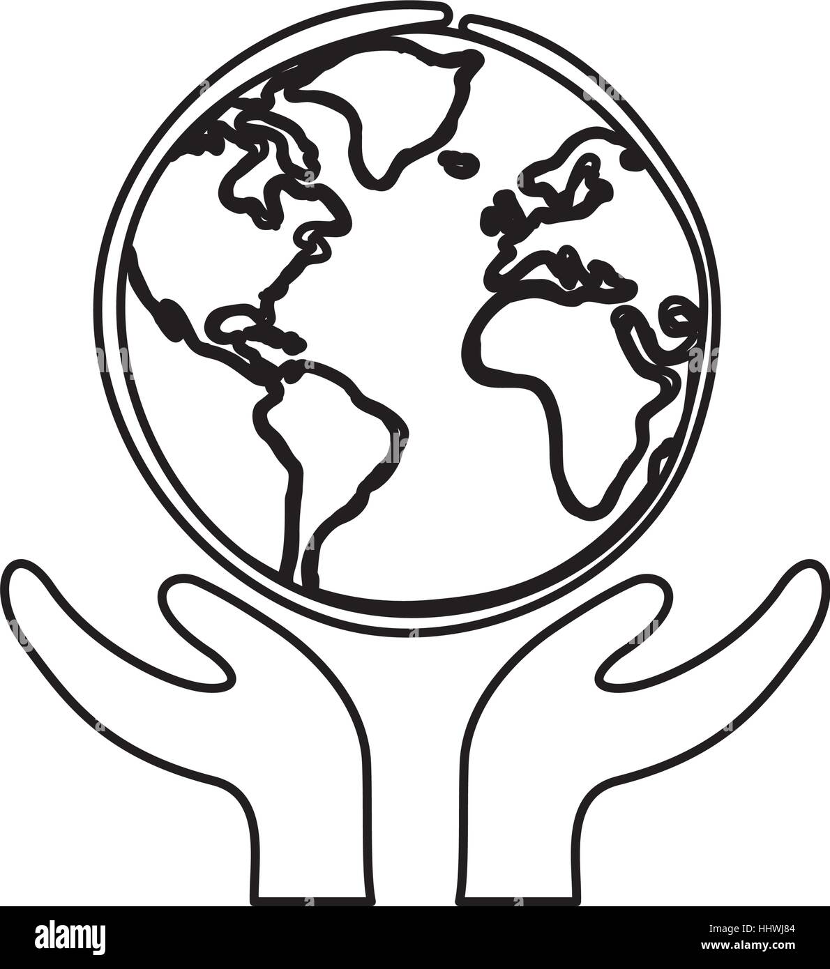 Save the world icon vector illustration graphic design Stock Vector ...