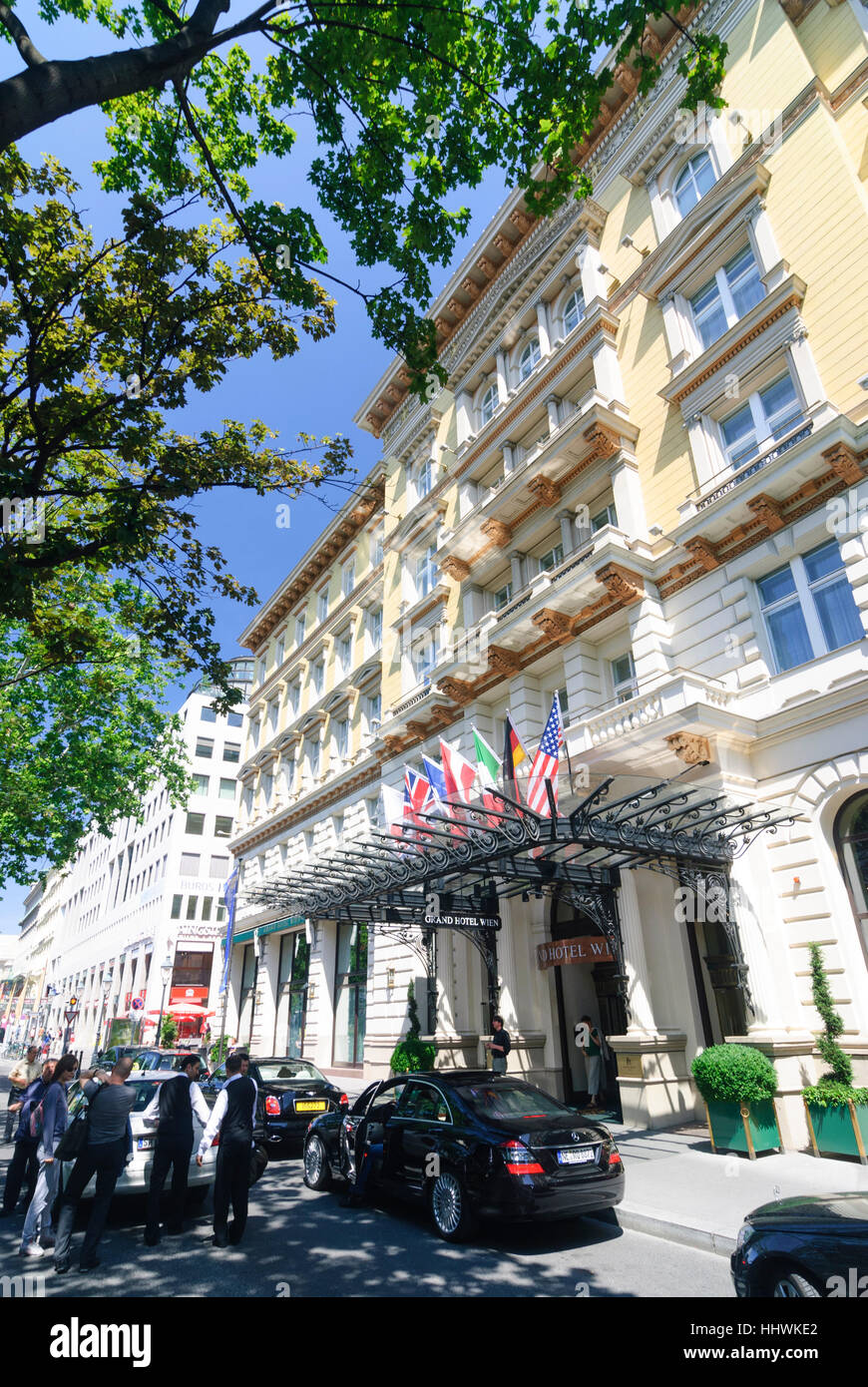 Wien, Vienna: Grand Hotel Wien at Kärtner Ring, 01. Old Town, Wien, Austria  Stock Photo - Alamy