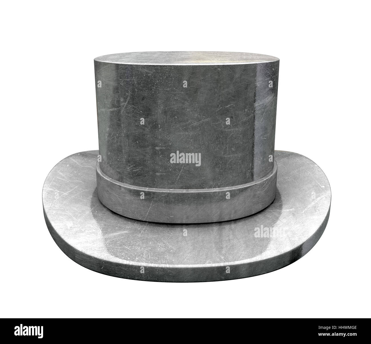 isolated, hat, toy, shape, clothing, worn, lead, oldfashioned