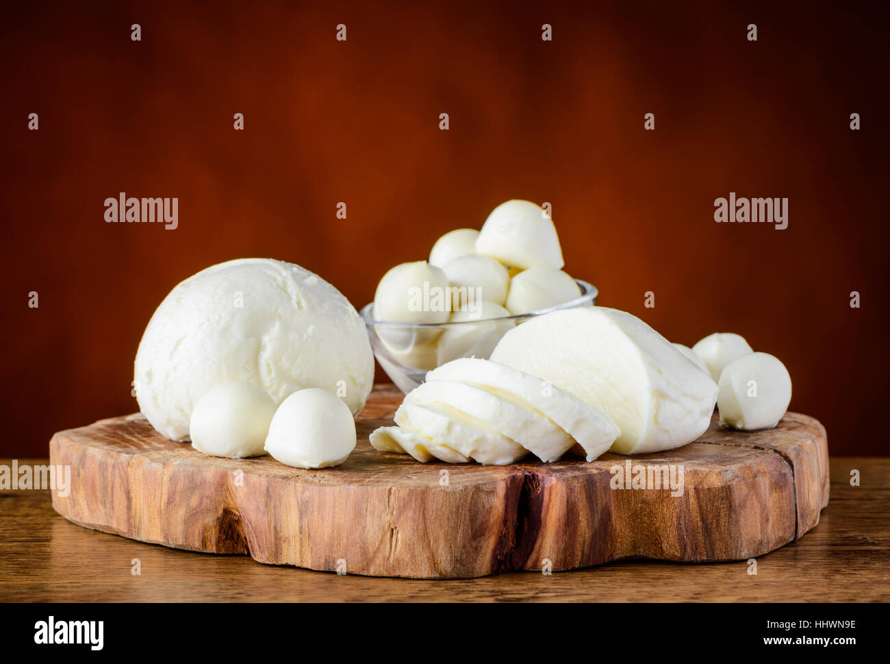 Mozzarella Cheese Balls. Italian Dairy product Stock Photo Alamy