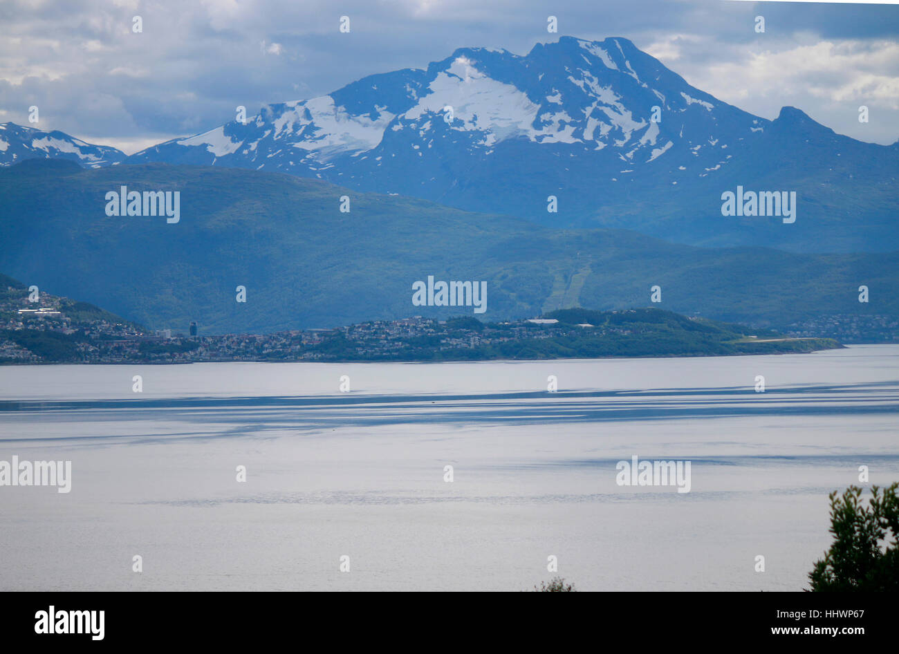 Impressionen: Narvik, Norwegen. Stock Photo