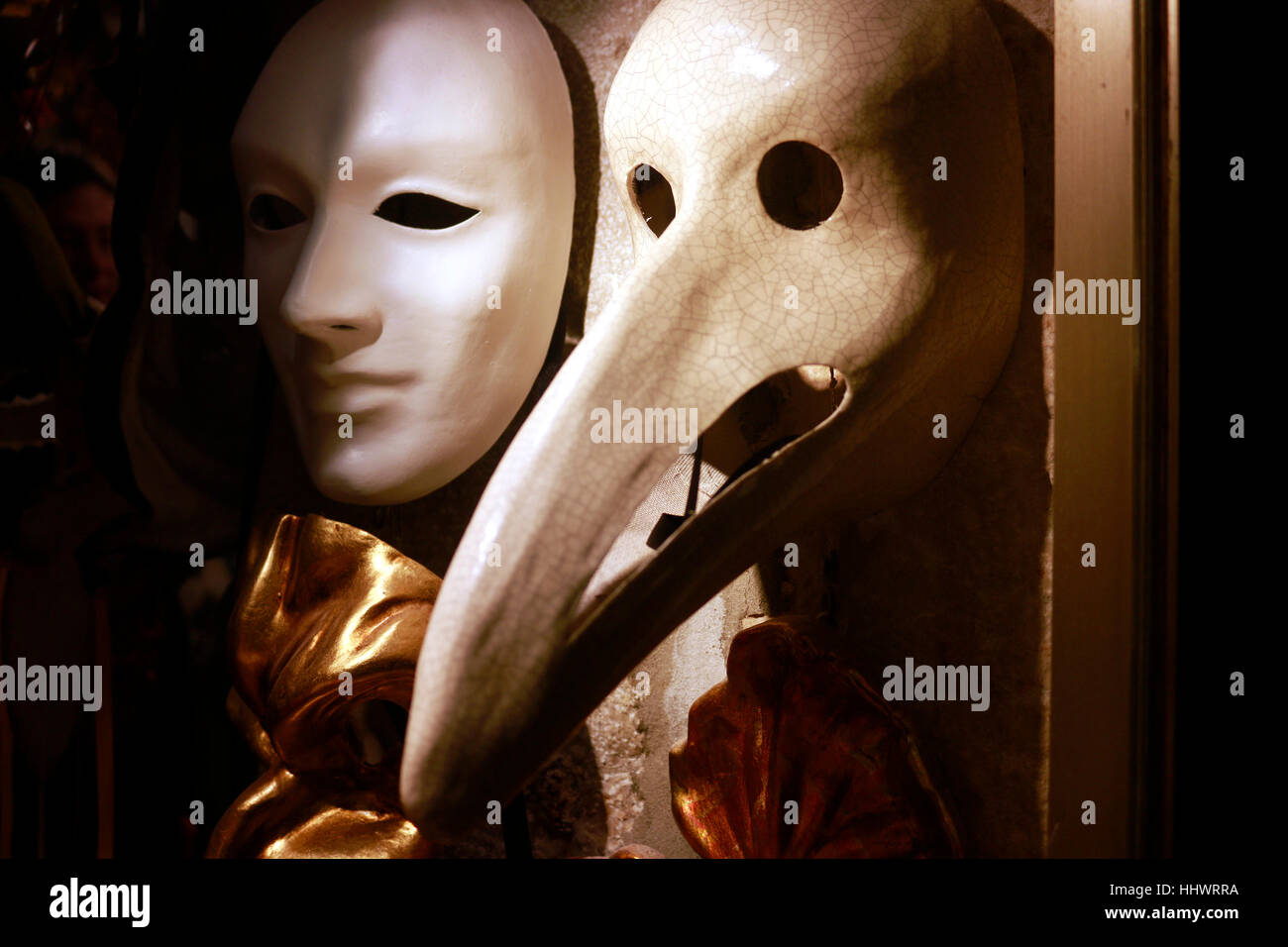 Impressionen: Masken, Karneval, Venedig, Italien. Stock Photo