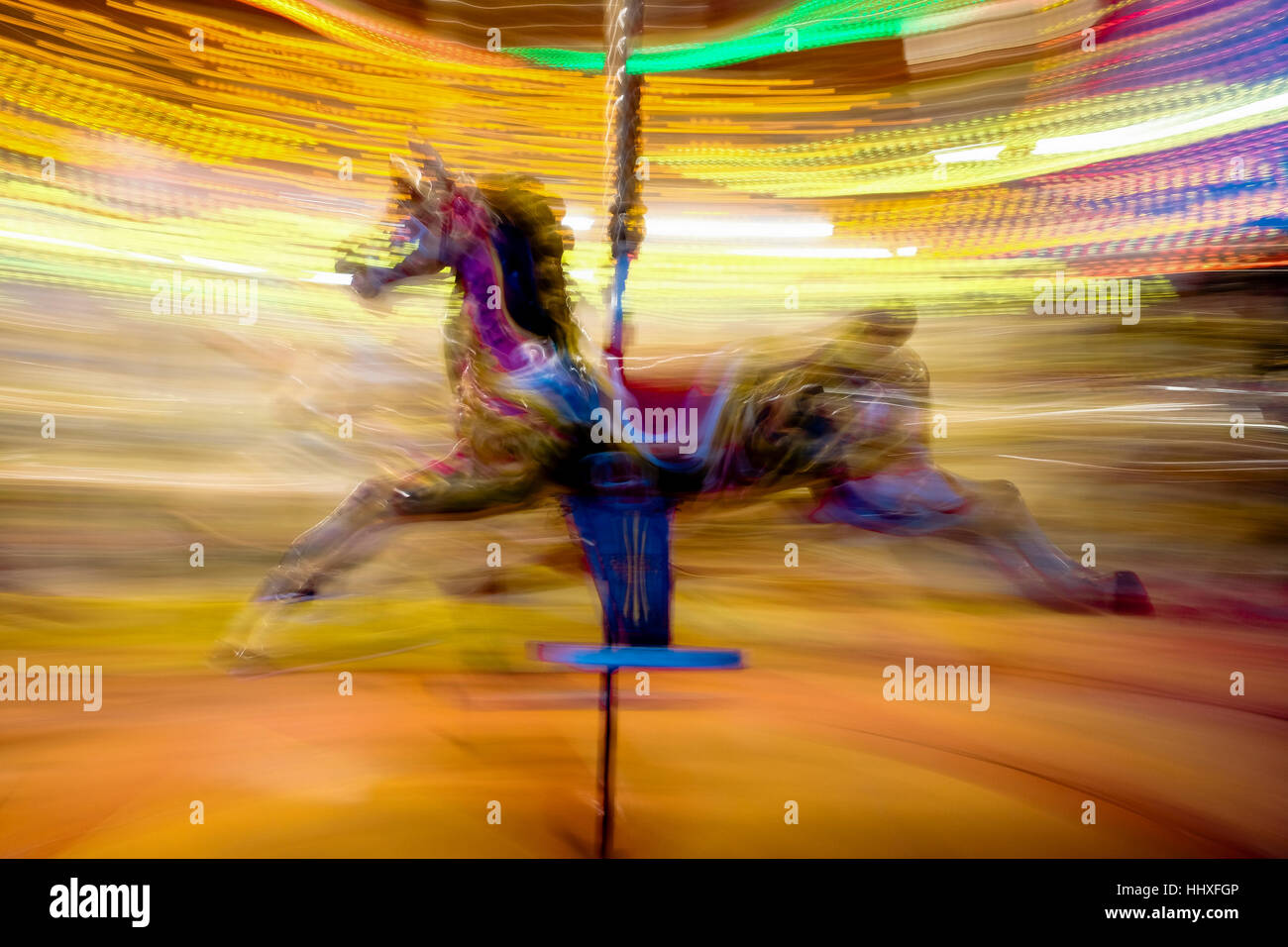 Abstract image of traditional carousel horse Stock Photo - Alamy