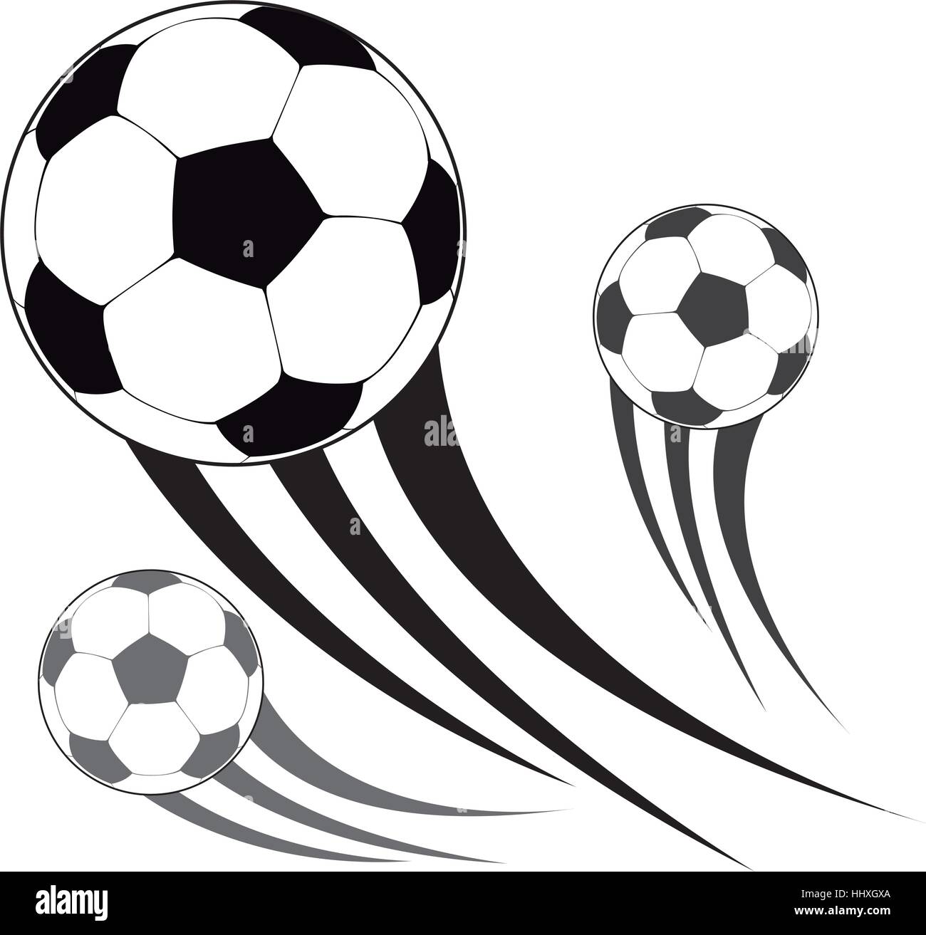 Isolated soccer balls Stock Vector Image & Art Alamy