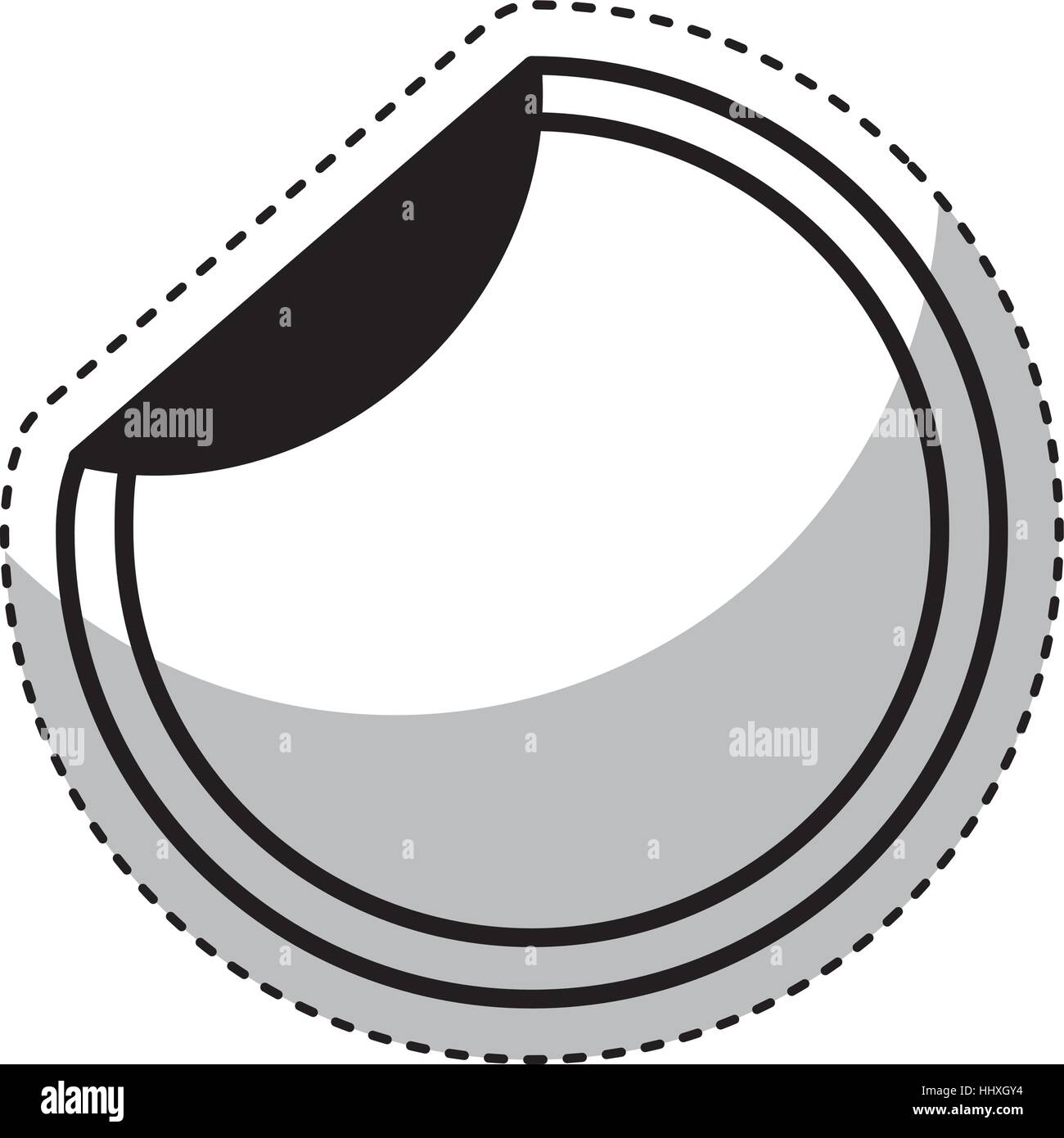 circle sticker isolated icon vector illustration design Stock Vector ...
