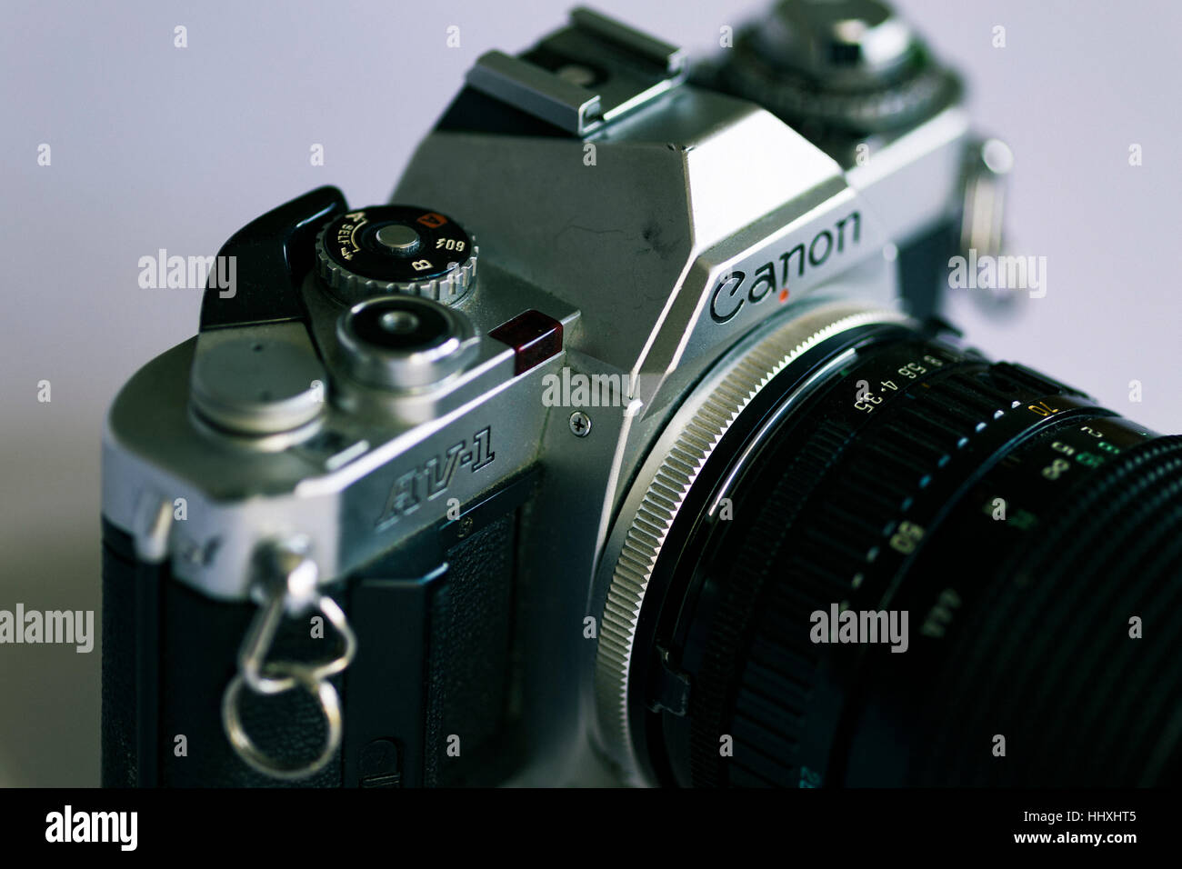 Canon AV1 Single Lens Reflex Film Camera Stock Photo Alamy