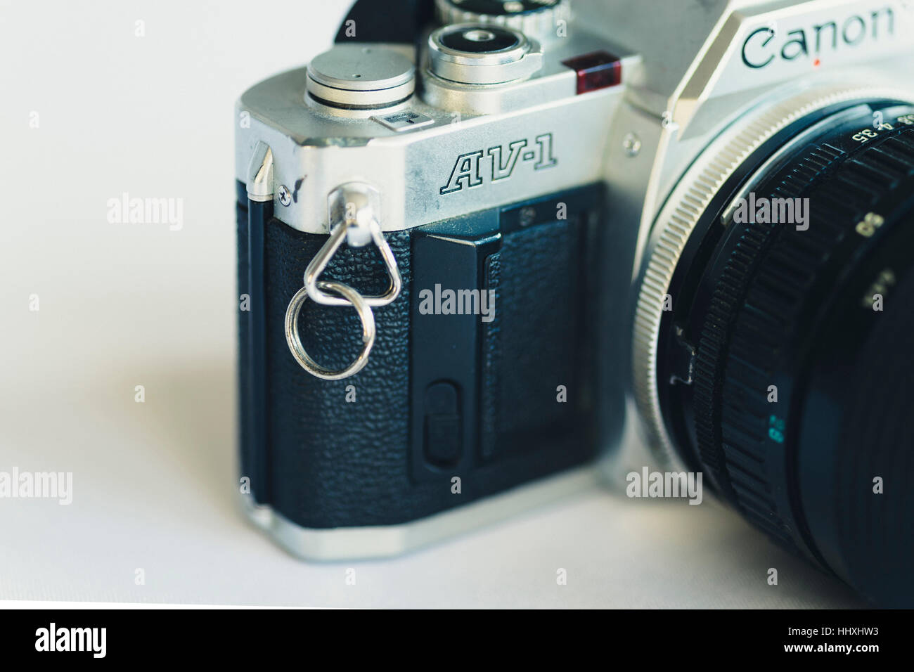 Canon AV1 Single Lens Reflex Film Camera Stock Photo Alamy