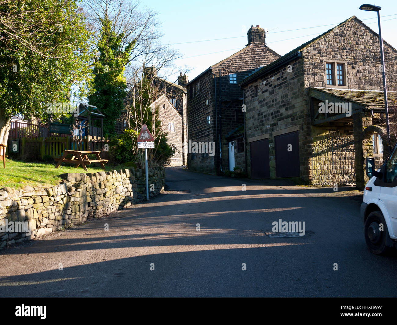 Typical Stone housing at Diggle, Saddleworth,Greater Manchester, UK