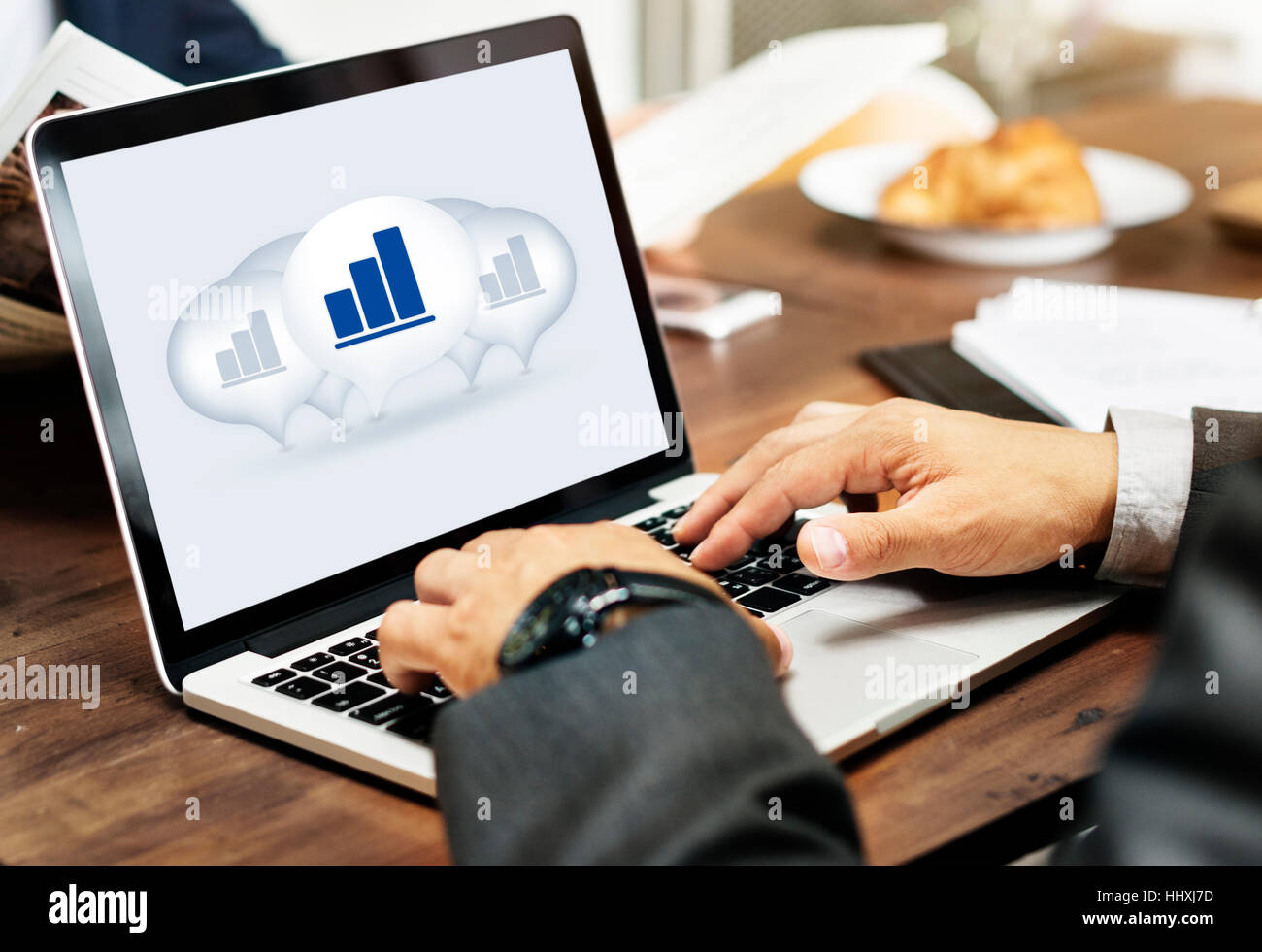 Chart Graph Data Report Analysis Diagram Concept Stock Photo - Alamy